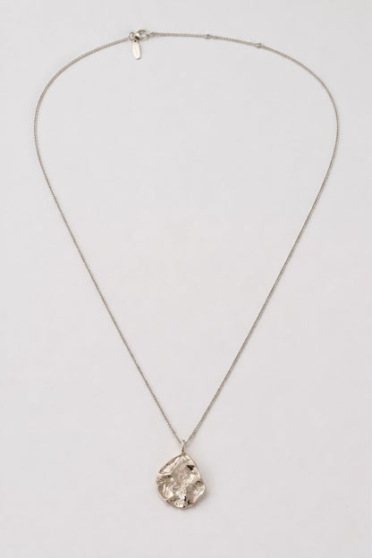 silver handcrafted necklace