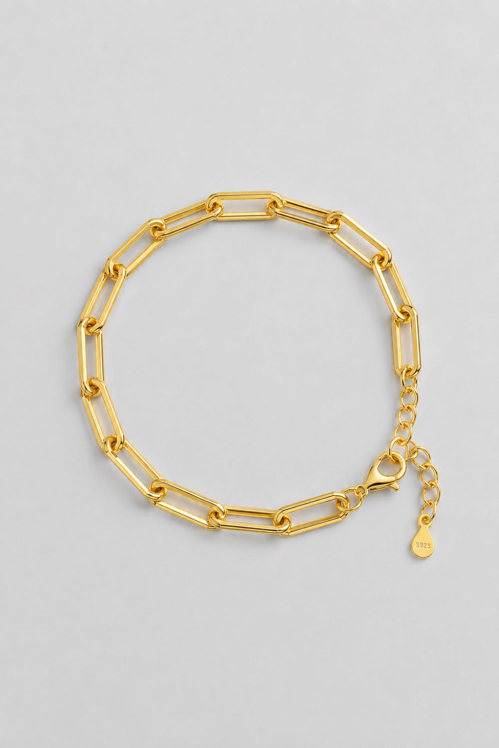 scandi silver gold plated bracelet