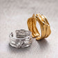 The Sculpted Wave Ring