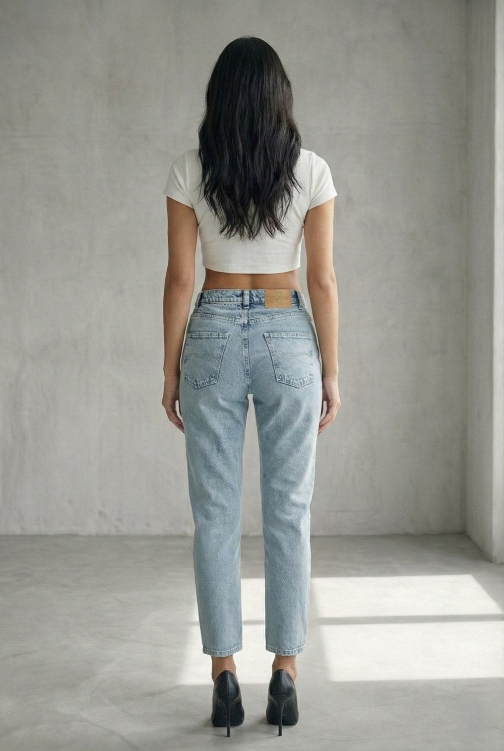 Classy cropped jeans - organic cotton denim