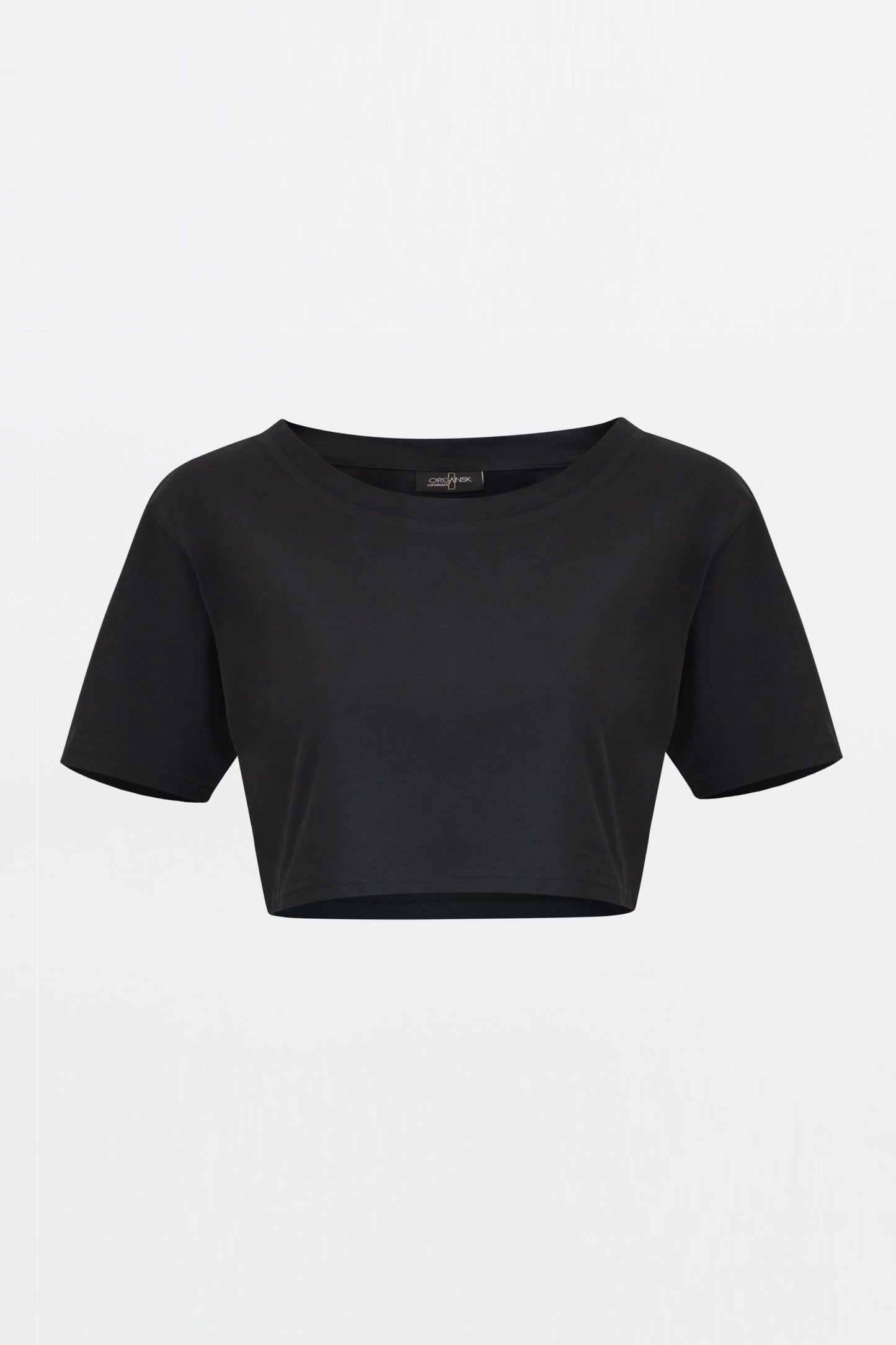 The Organic Crop Top - Black