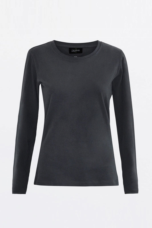 The Classic Organic Long-Sleeve Tee - White