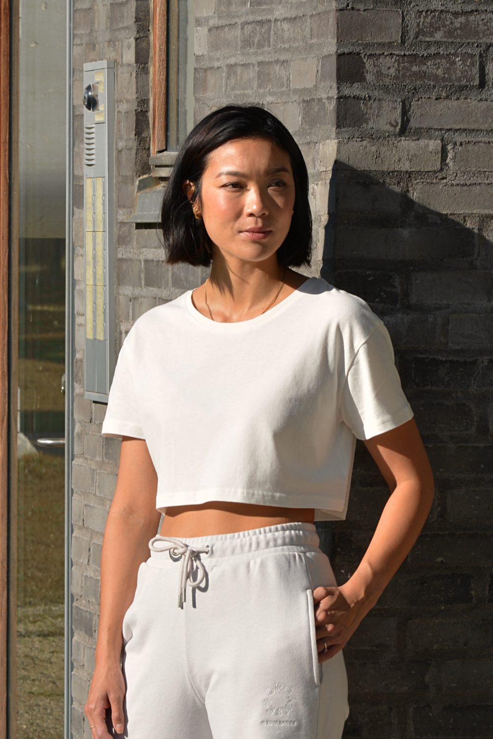 The Organic Boxy Crop - Pink