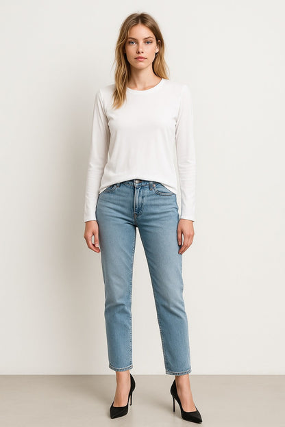 white long sleeve tshirt