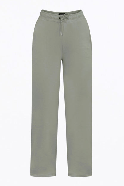 The Organic Straight-Leg Sweatpants - Green