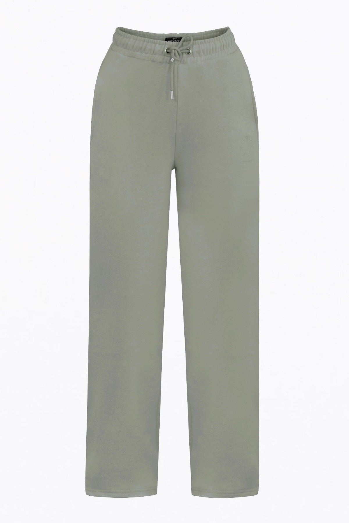 The Organic Straight-Leg Sweatpants - White