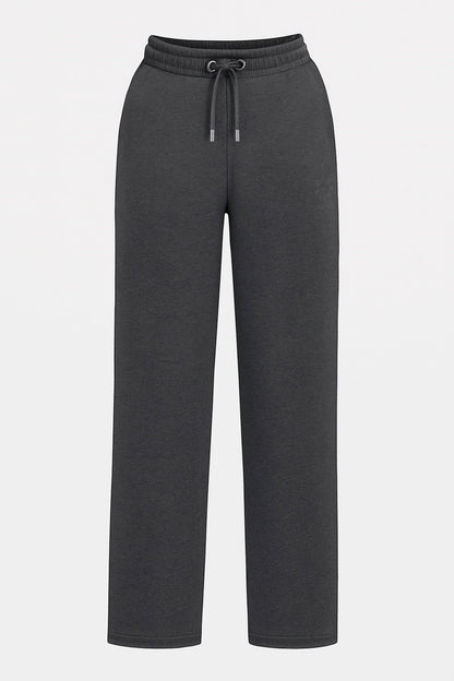 The Organic Straight-Leg Sweatpants - Grey