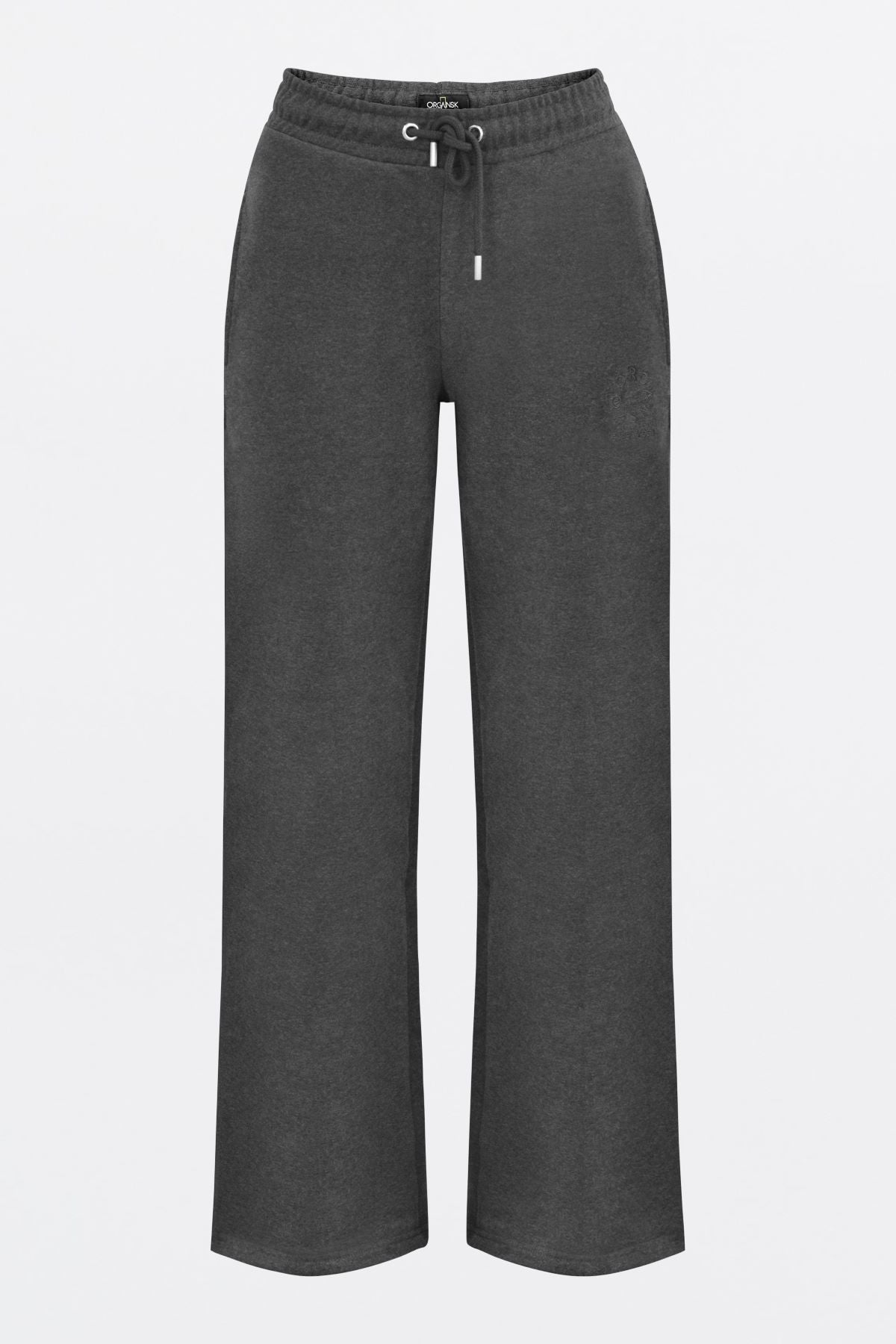 The Organic Wide-Leg Sweatpants - Green