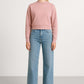 The Organic Cropped Sweatshirt - Pink
