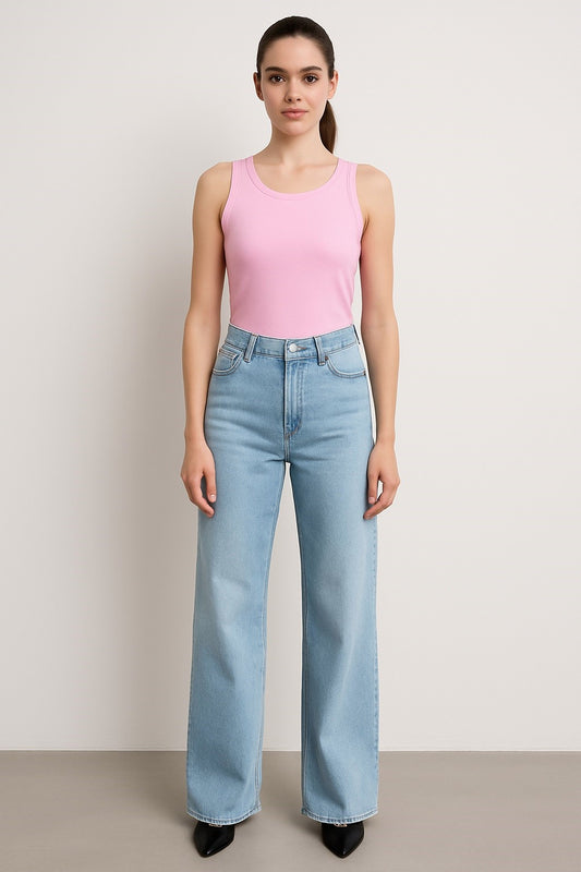 The Organic Tank Top - Pink