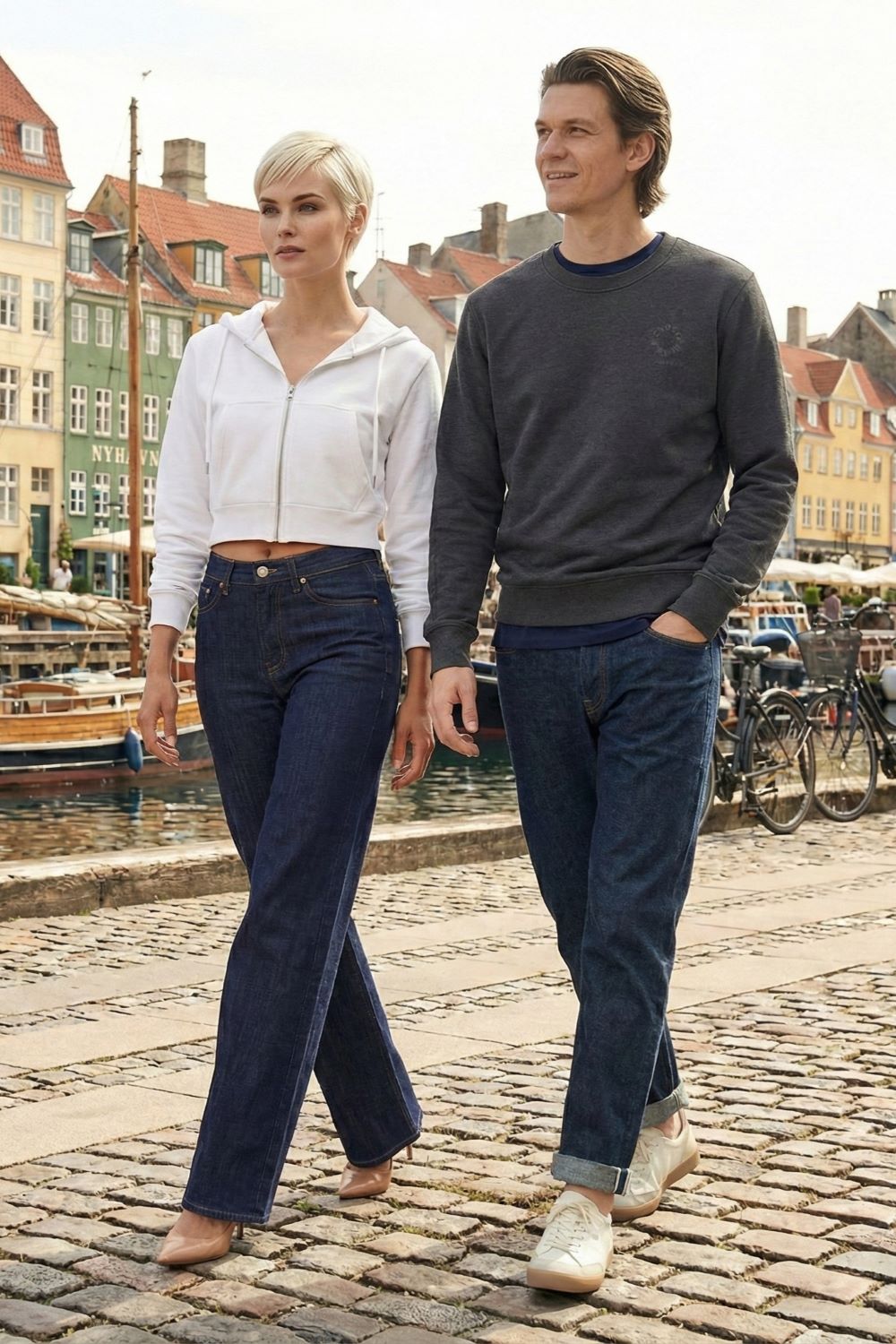 Jeans men's - blue denim