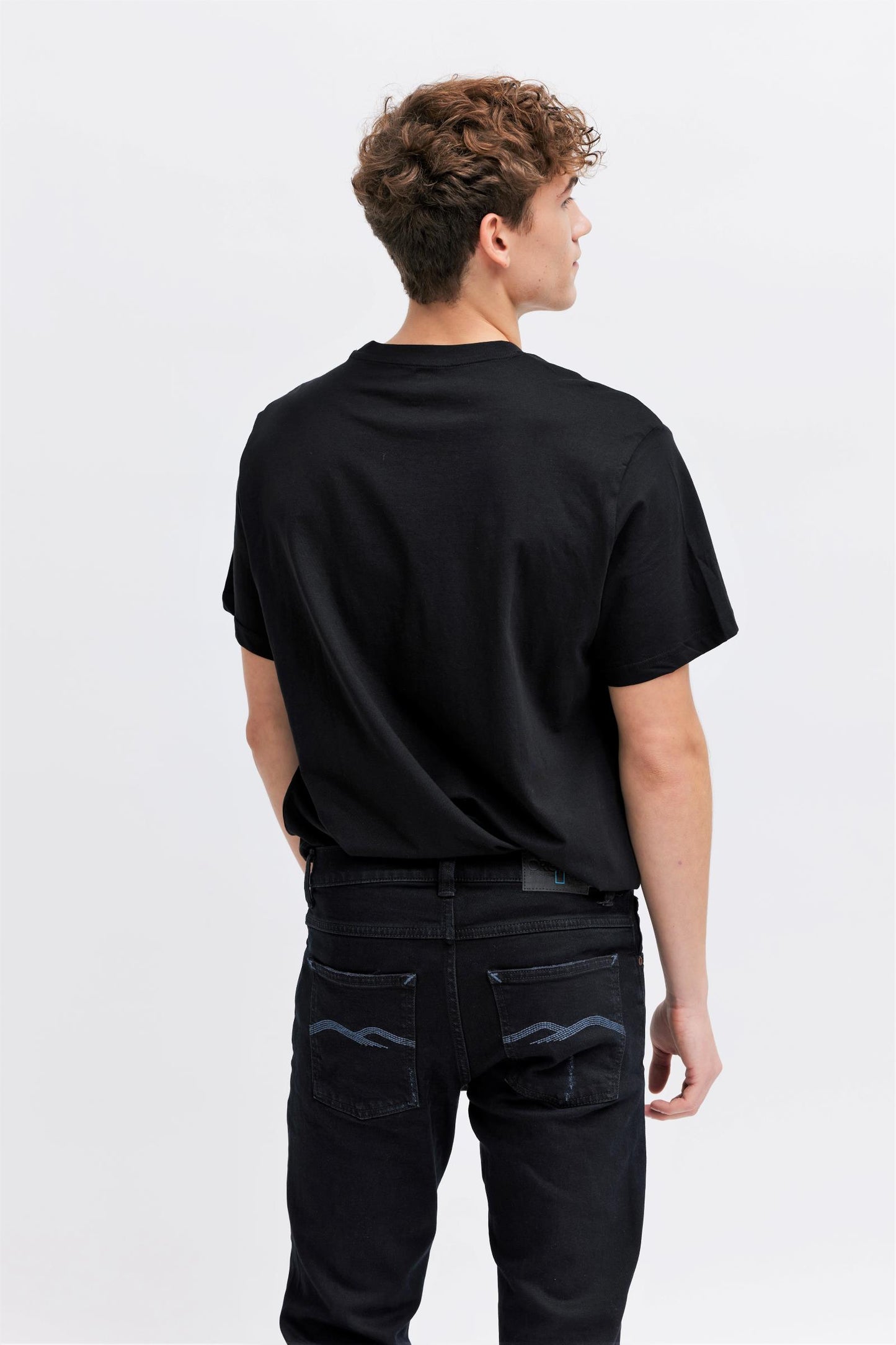 men's black organic jeans