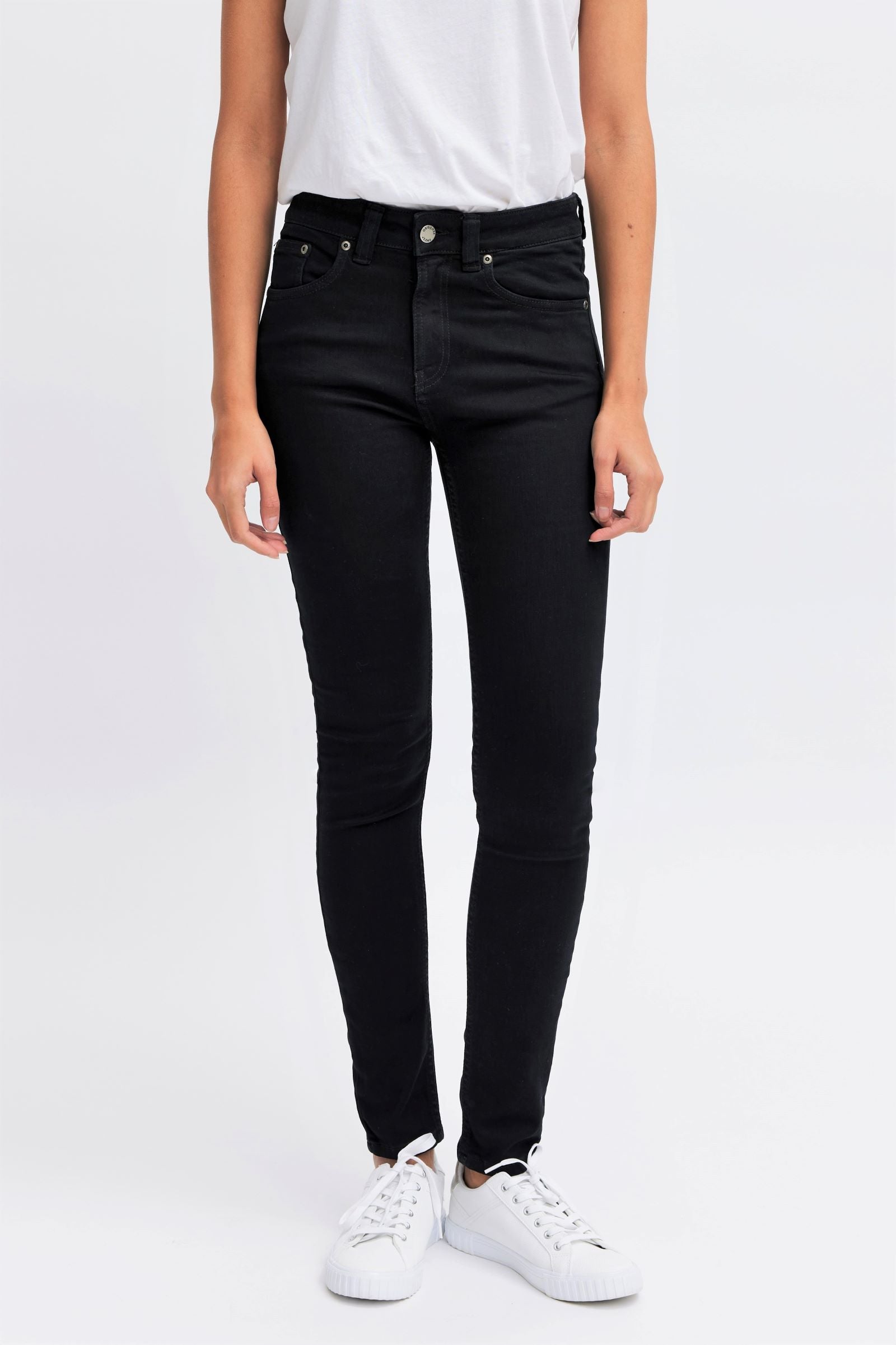 Organic black skinny jeans - Women's eco-friendly pants