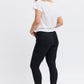 Black organic denim jeans - Women's slim fit