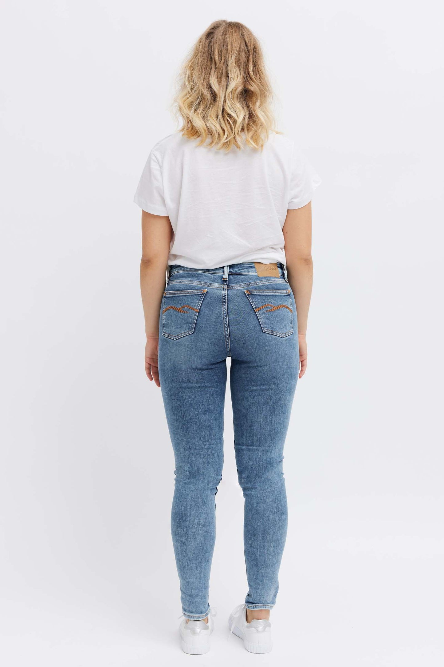 blue organic slim fit jeans