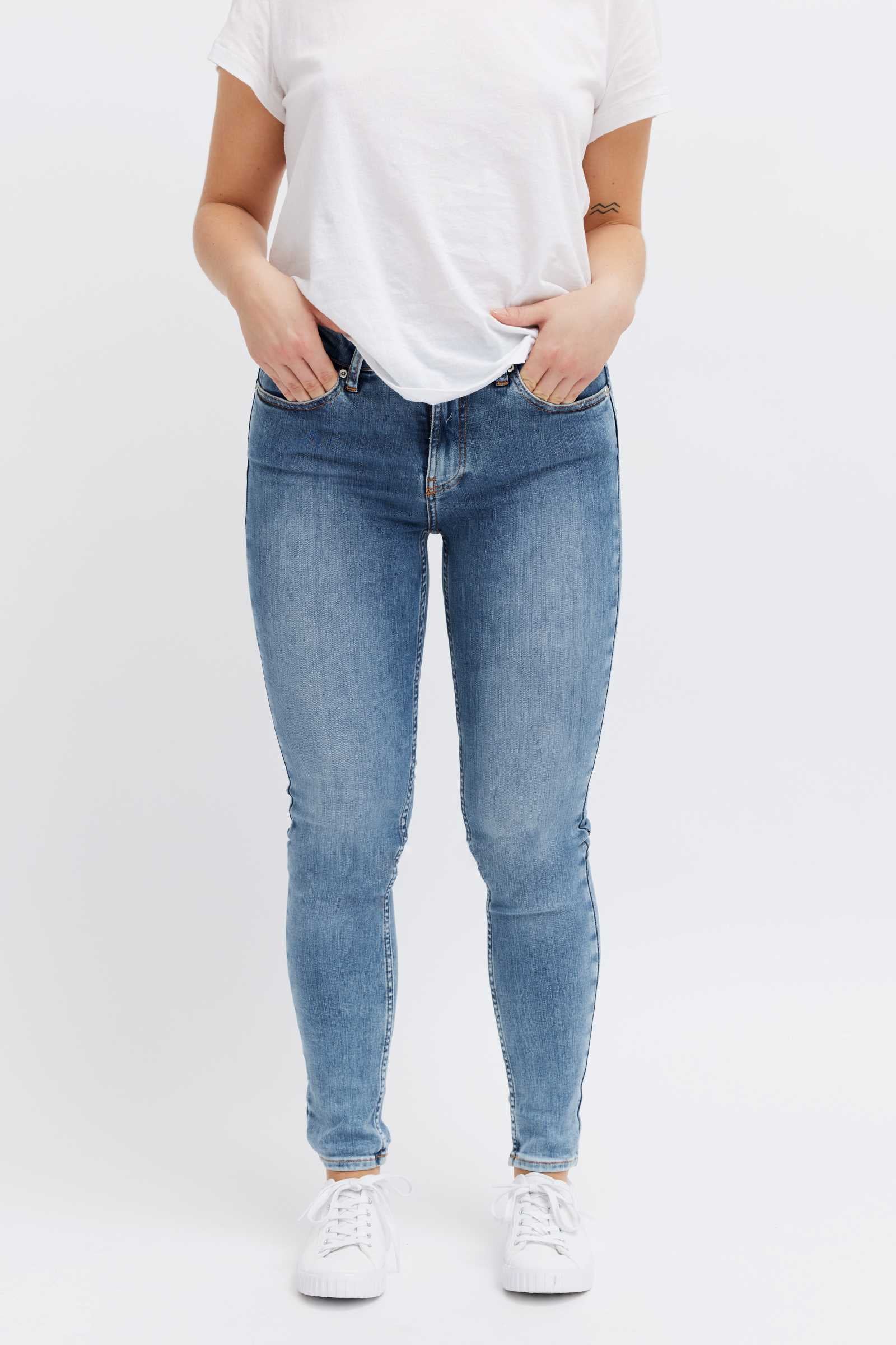 organic blue jeans