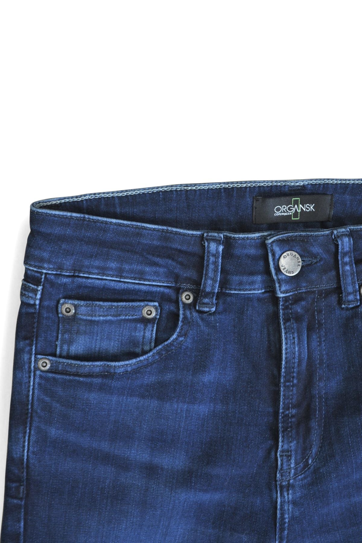 blue organic denim