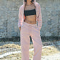The Organic Wide-Leg Sweatpants - Grey