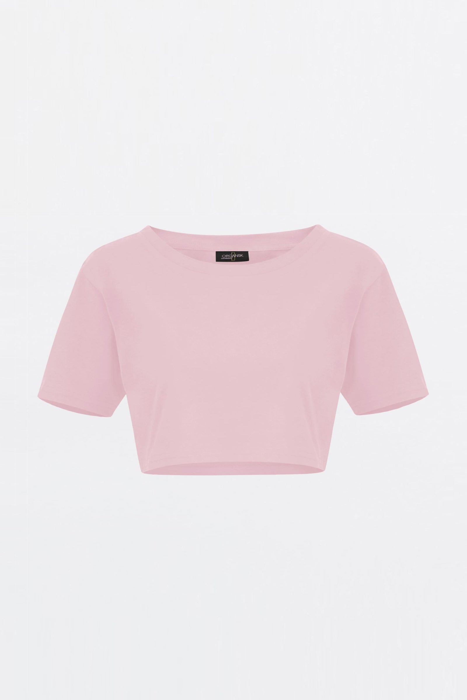 The Organic Crop Top - Pink