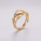 Handmade gold ring