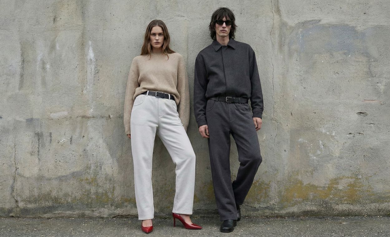 organic cotton trousers - scandinavian fashion design