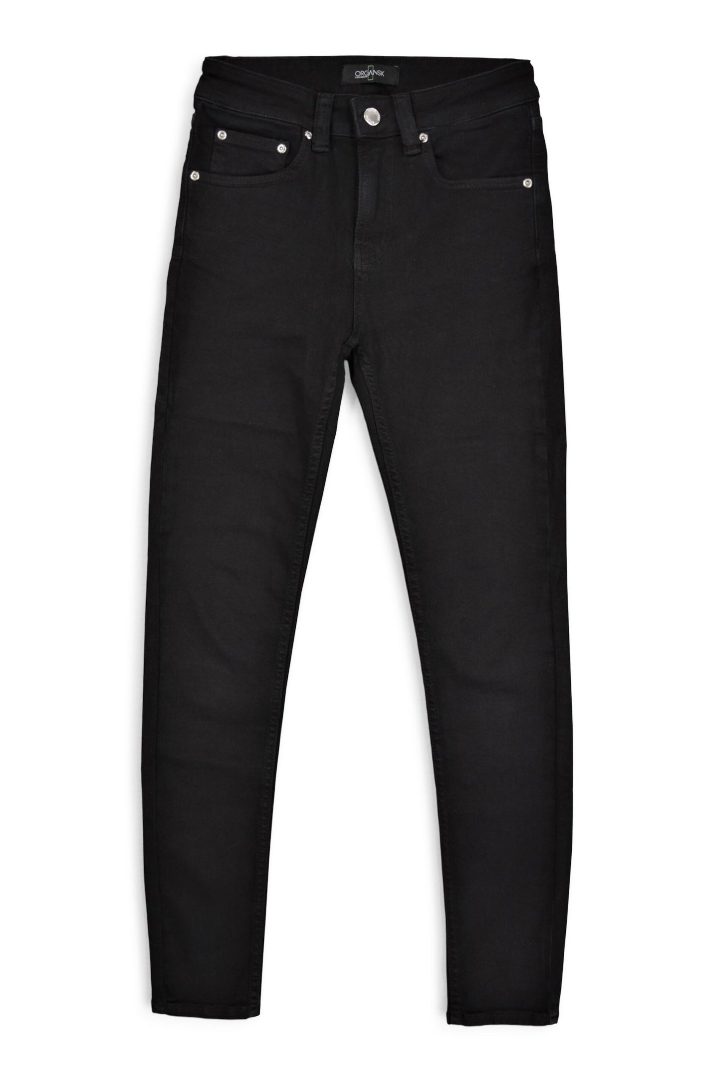 women's black denim organsk