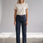 straight leg organic denim jeans for women