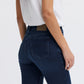 Organic cotton dark blue jeans for women
