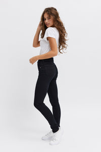 Ecolabel Nordic Swan black jeans for women - comfort denim