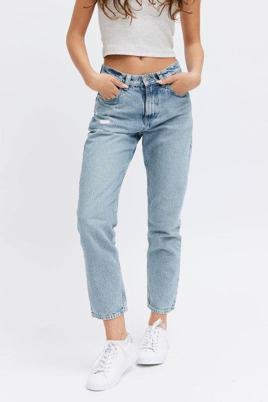 Lease Women's classic cropped jeans 