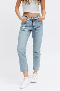Women's classic cropped jeans - 100% Organic and GOTS certified - Vegan
