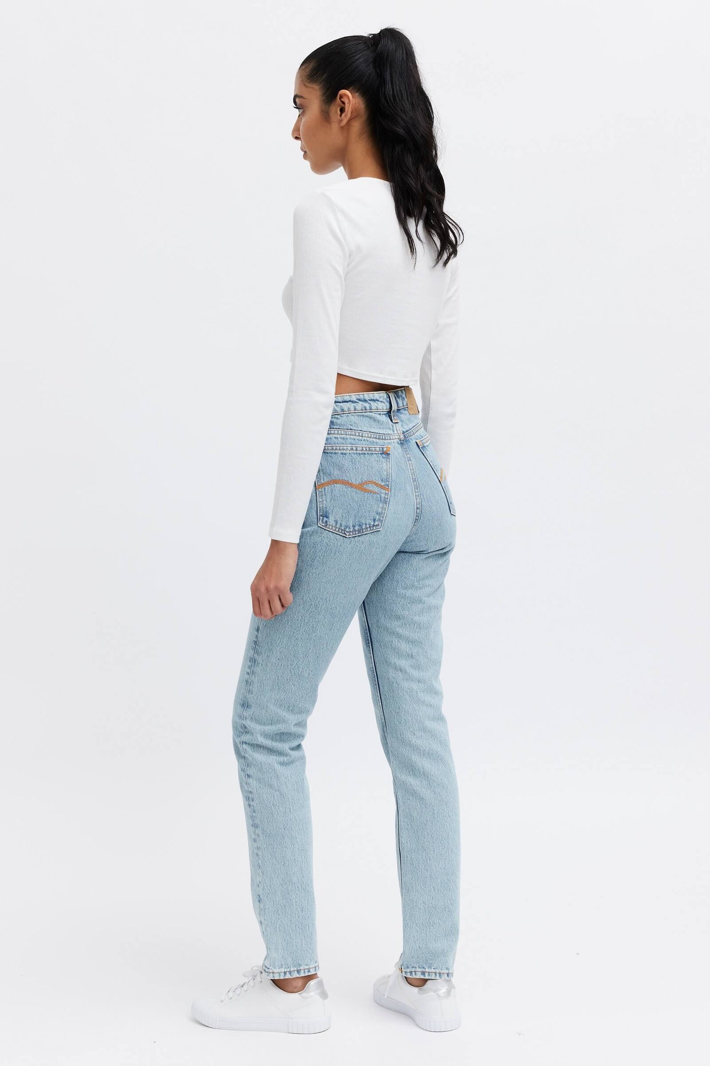 Organic jeans - Women's tapered fit - High rise