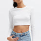 high rise, comfy style cropped jeans 
