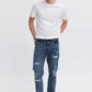 Organic tapered jeans for men