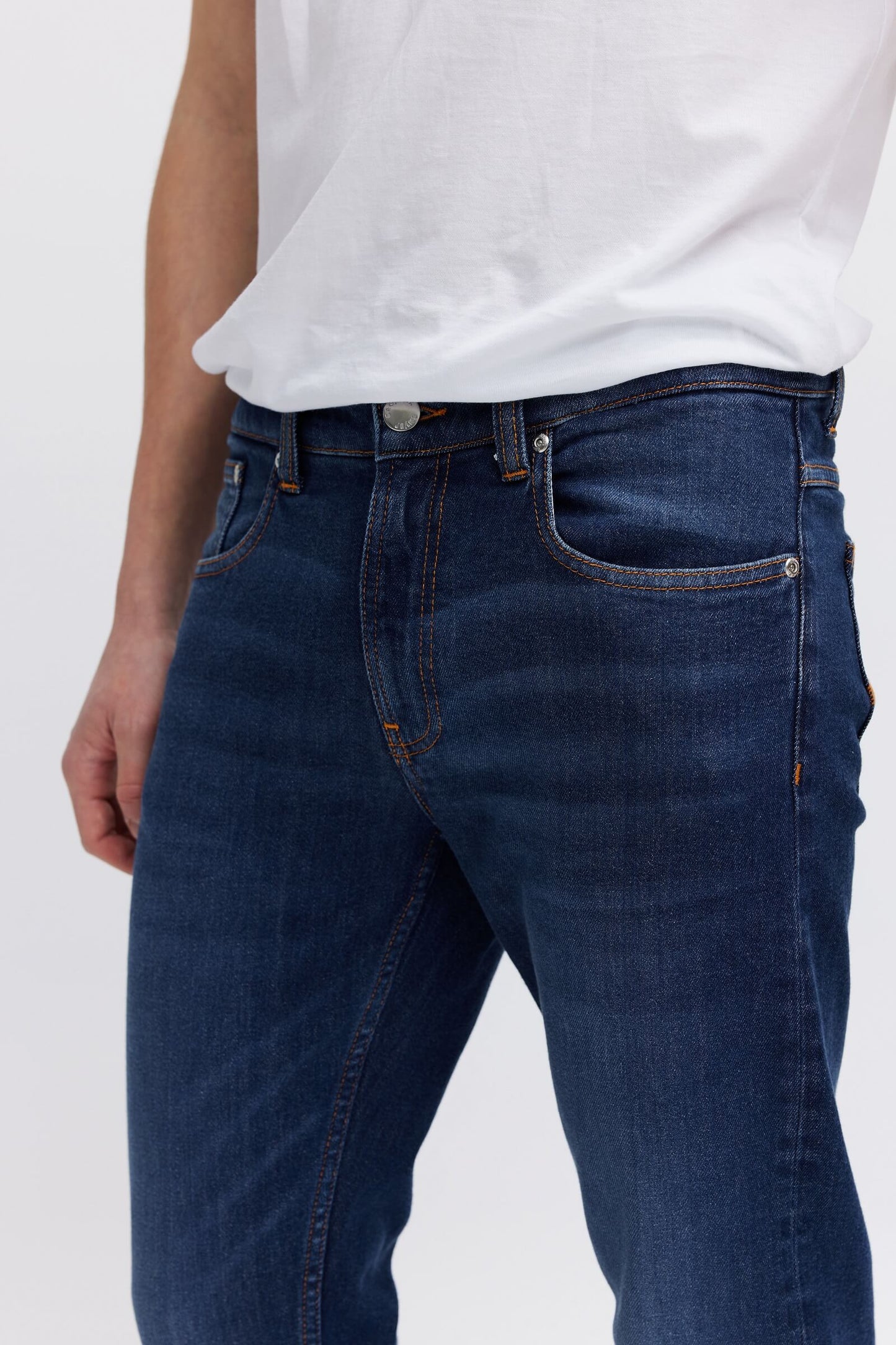 Ethical denim, comfortable fit for men 