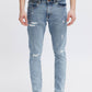 Organic ripped jeans for men