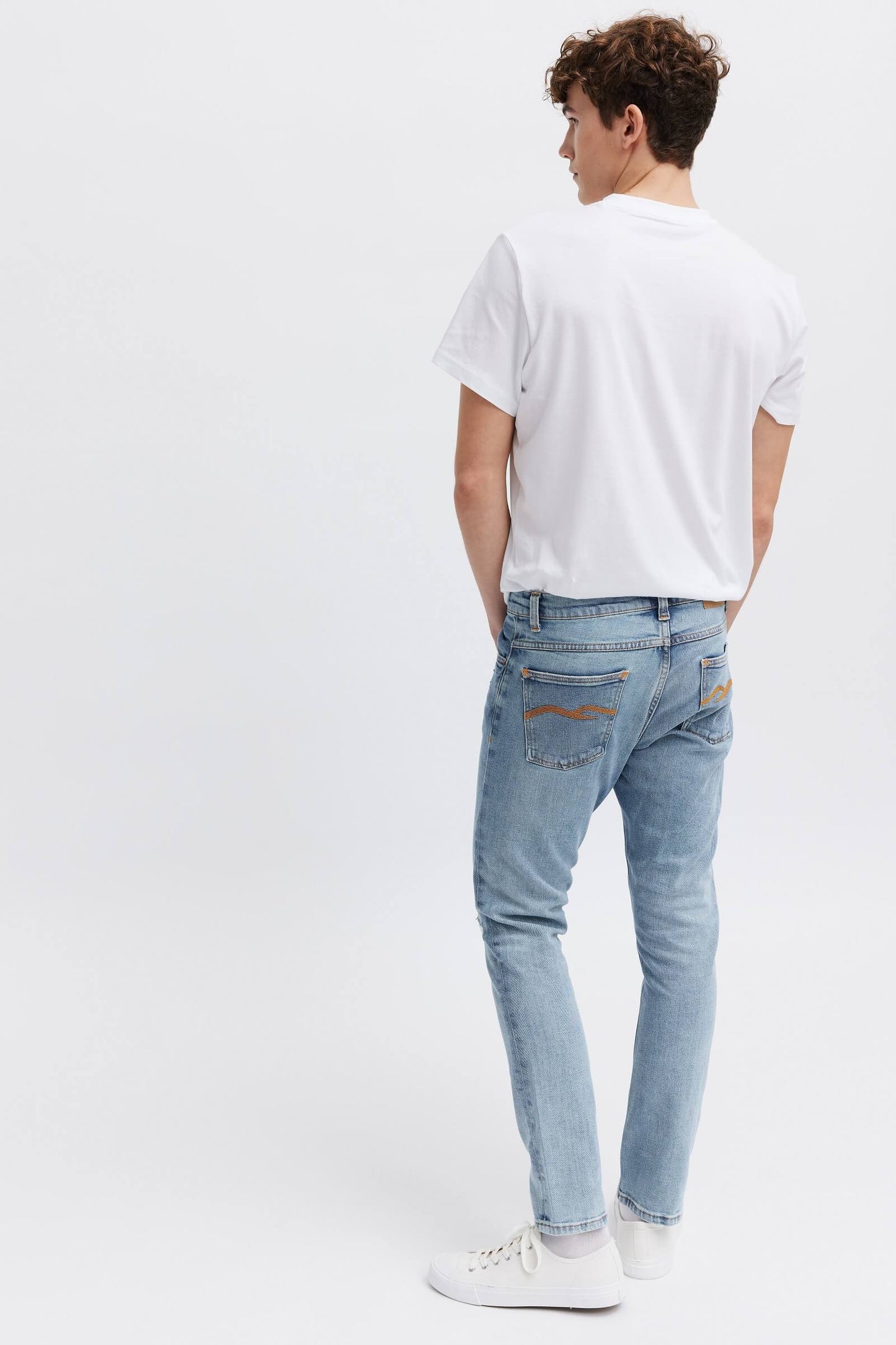 Organic slim fit jeans for men - premium quality denim 