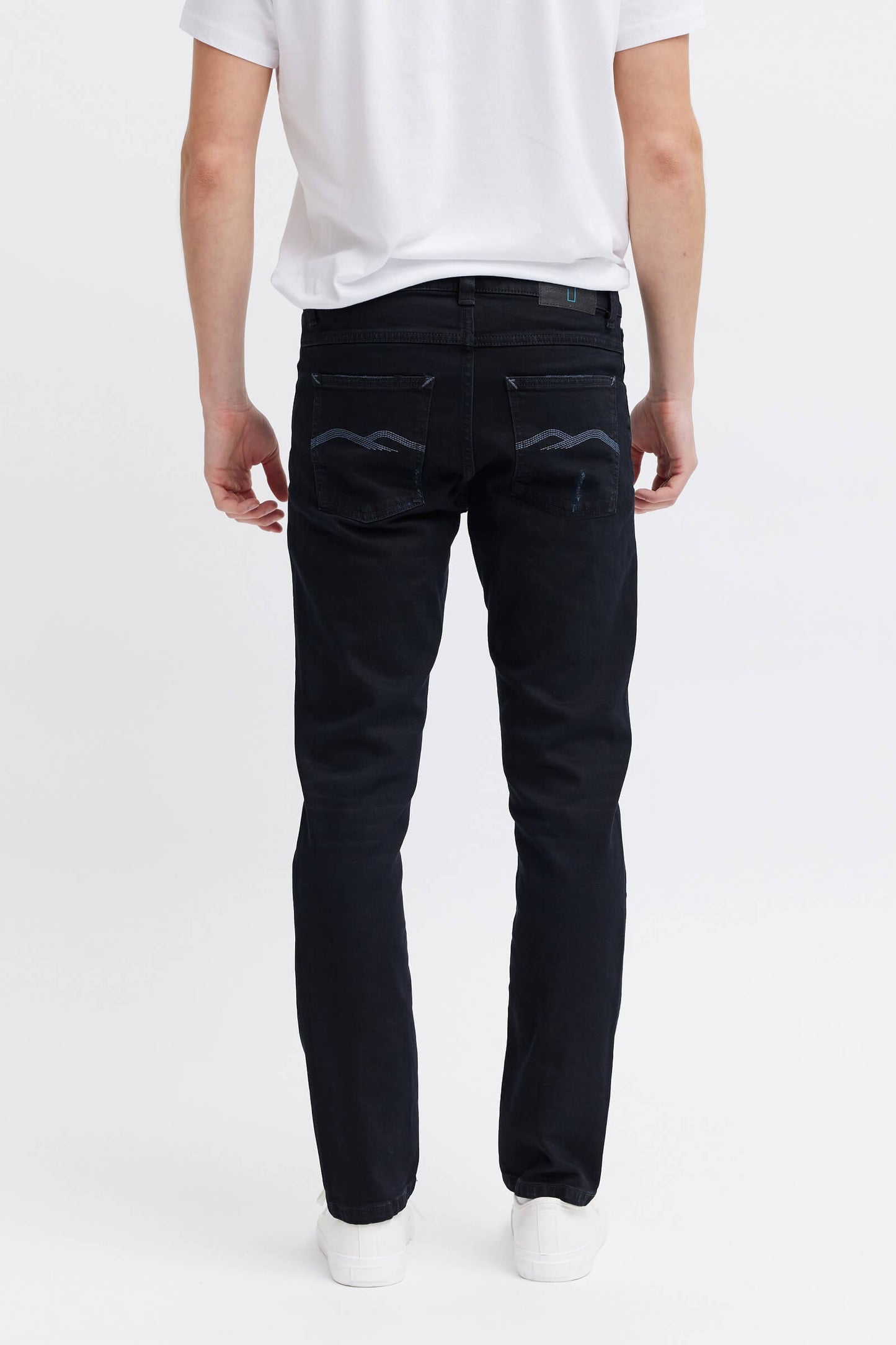 Organic black jeans - men