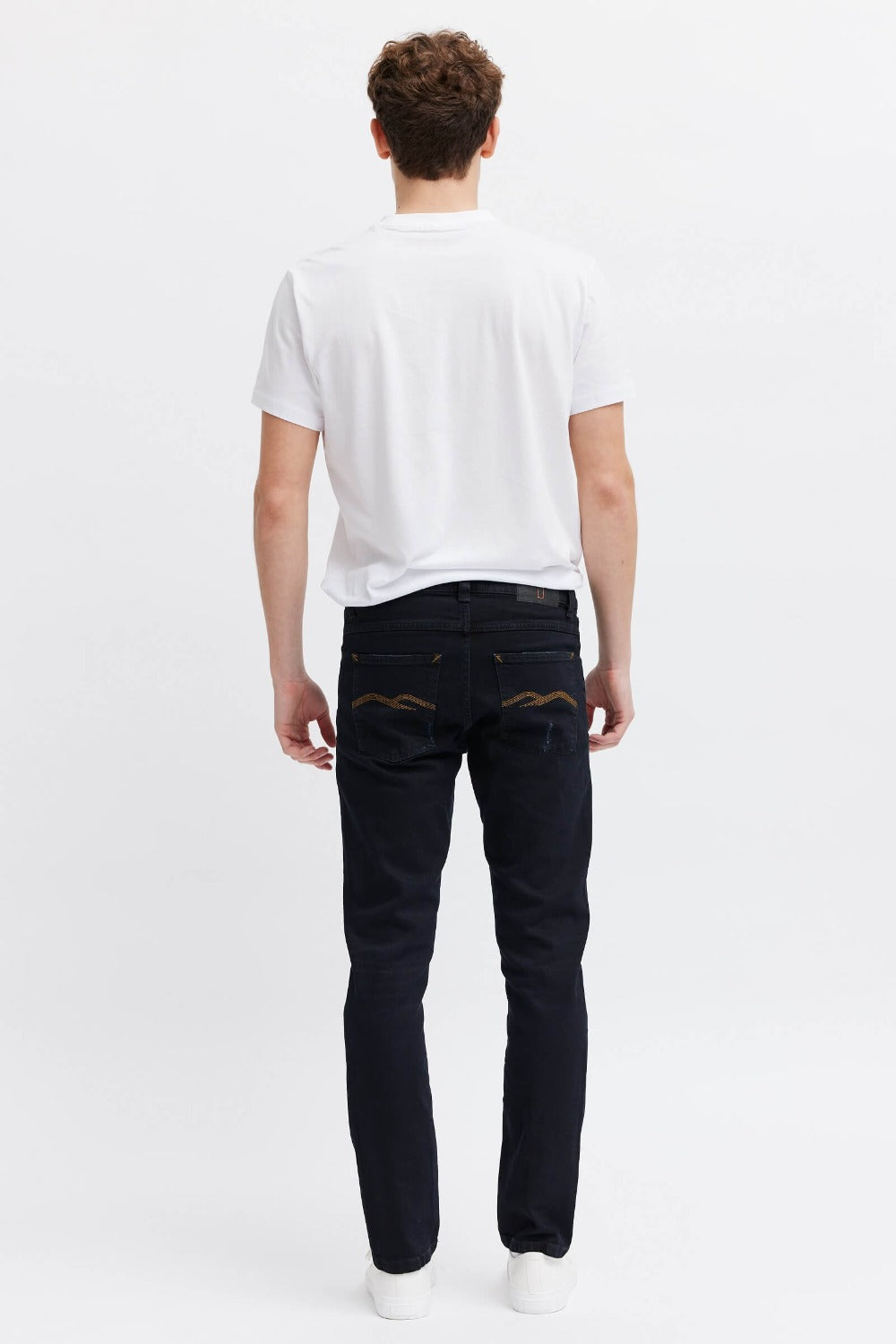 Men's black denim jeans - organic and stylish