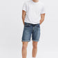 blue male denim shorts. Ethical fashion