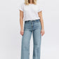 wide leg jeans, comfy style 