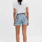 Comfy style denim shorts- organic cotton denim