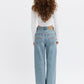 wide leg jeans with stylish pockets