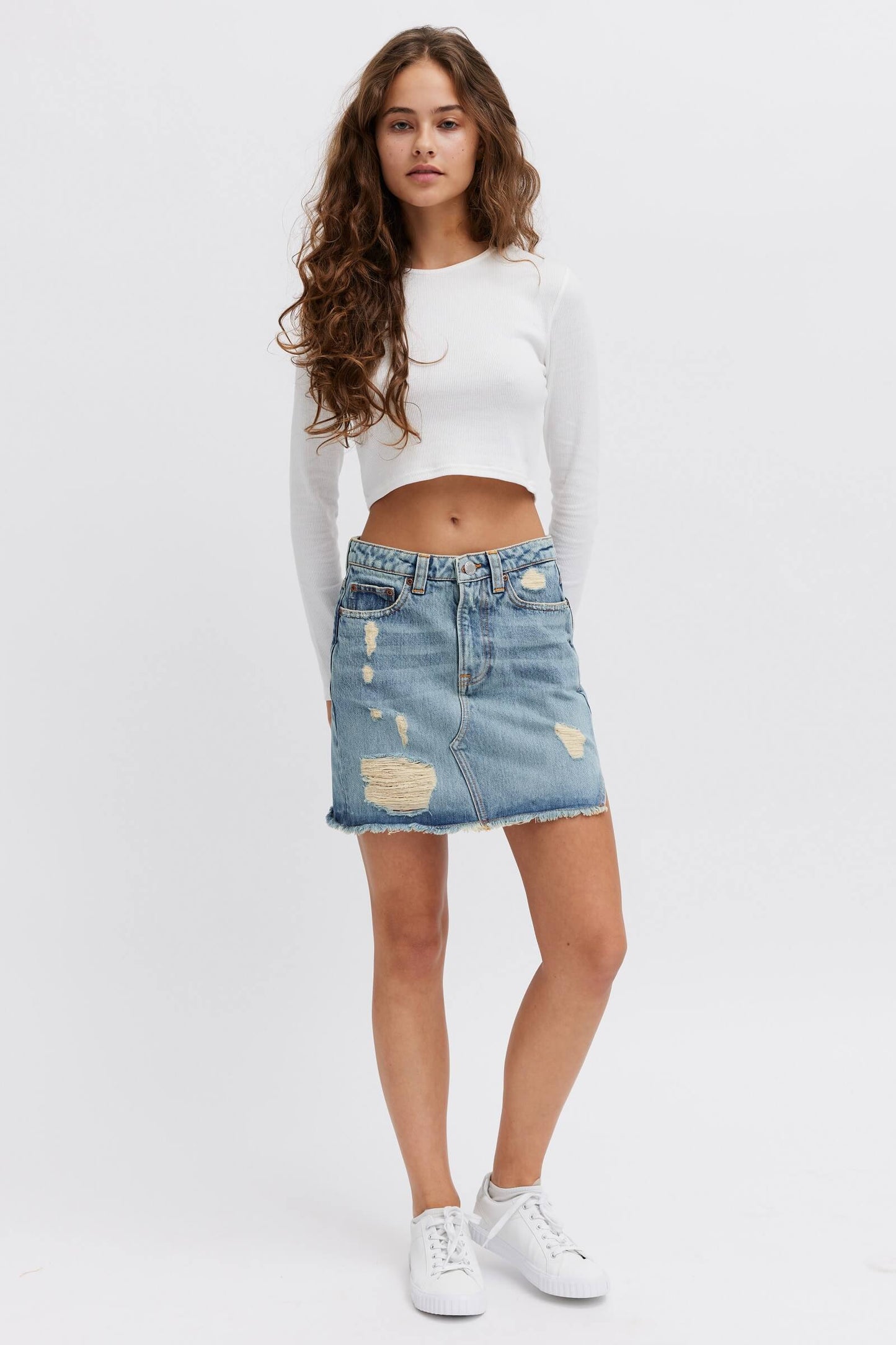 Short ethical skirt