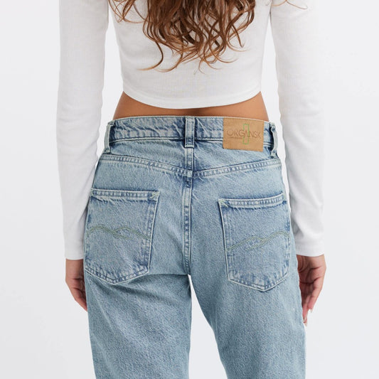 Classic straight fit jeans - Cropped leg - Organic and Vegan
