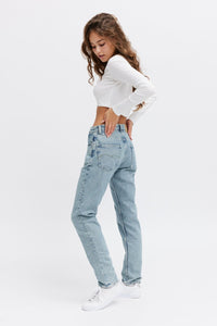 Women's Aqua Jeans - Denim To Live For - Certified Eco-Friendly - Circular Fashion